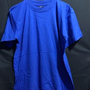 Plain blue HAUTES shirt size m men 2 for $5